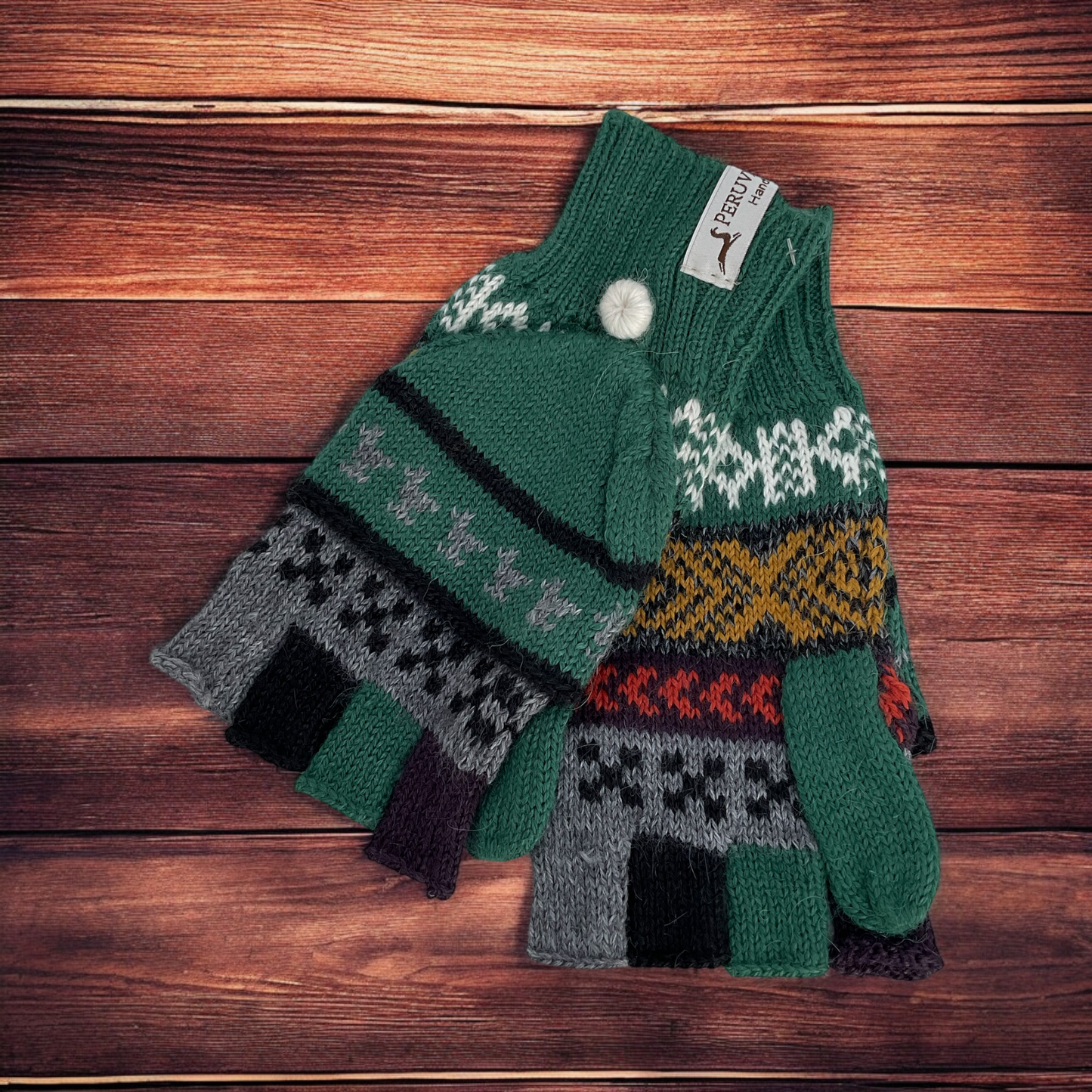 Alpaca mitten gloves. Unisex. (multiple colors)