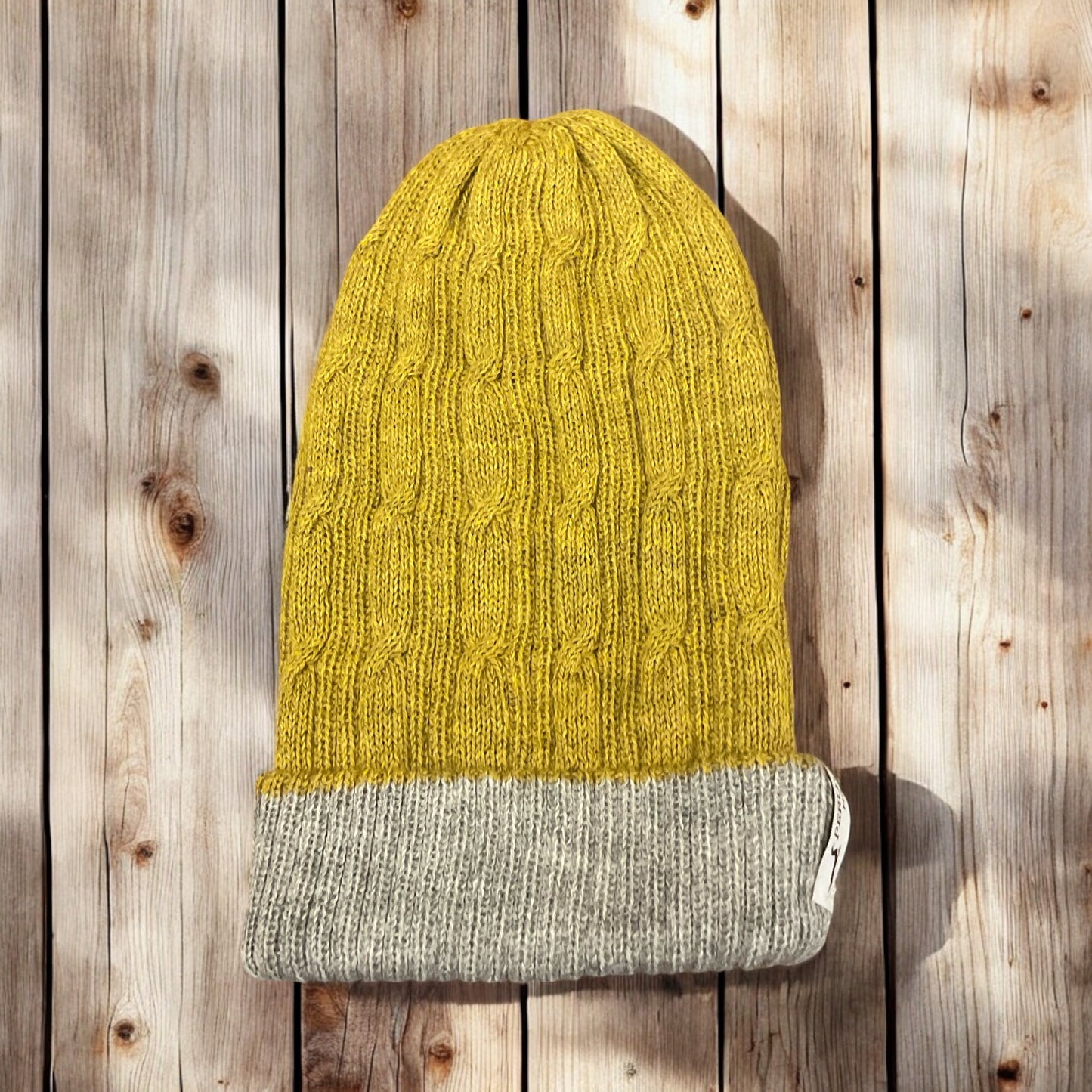 100% Baby Alpaca Beanie.