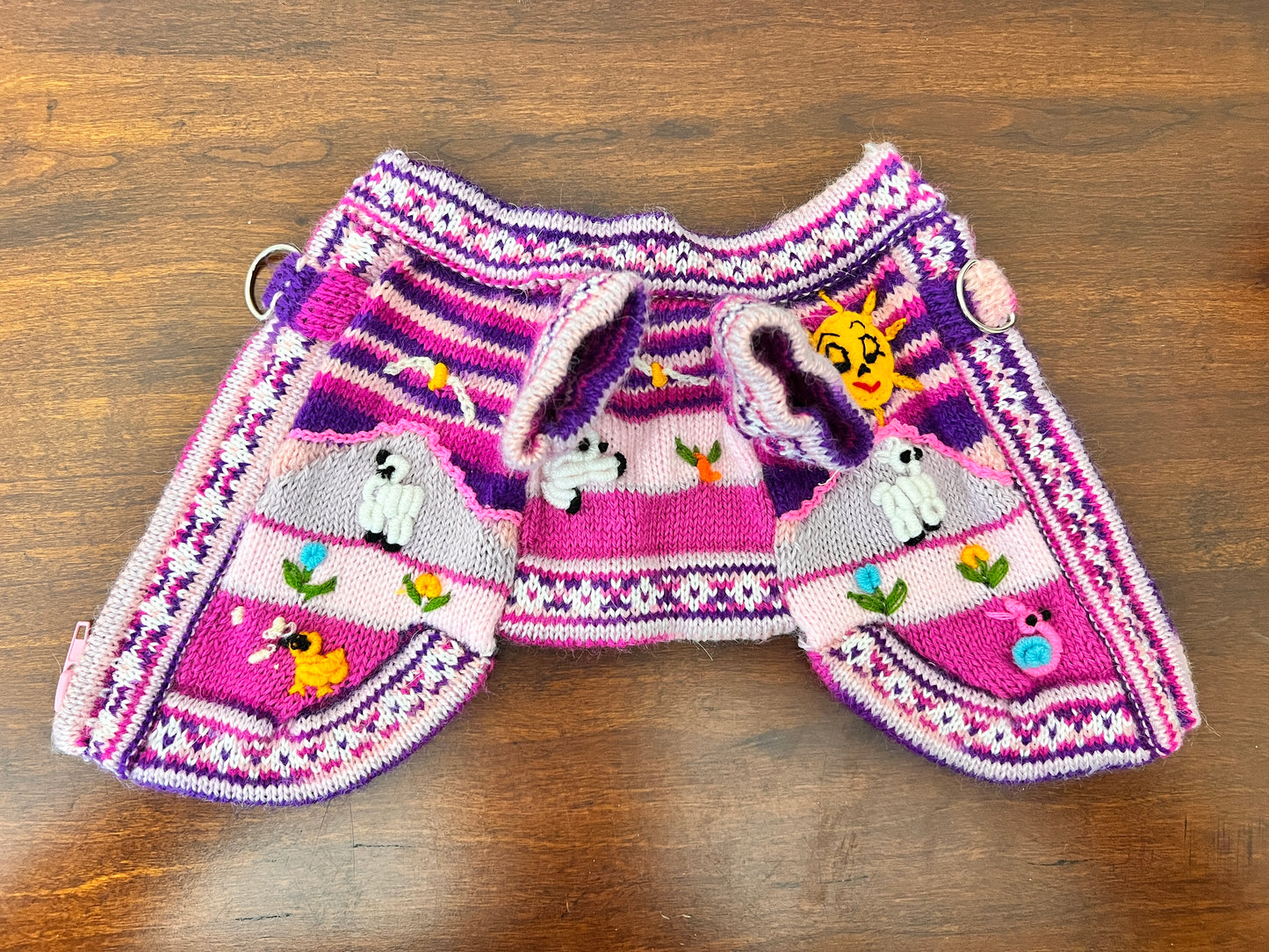 Luxury Teacup Dog Sweater | Handmade Peruvian Puppy Sweater