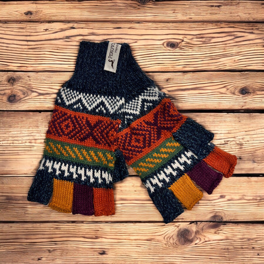 Alpaca Fingerless gloves. Unisex. (multiple colors)