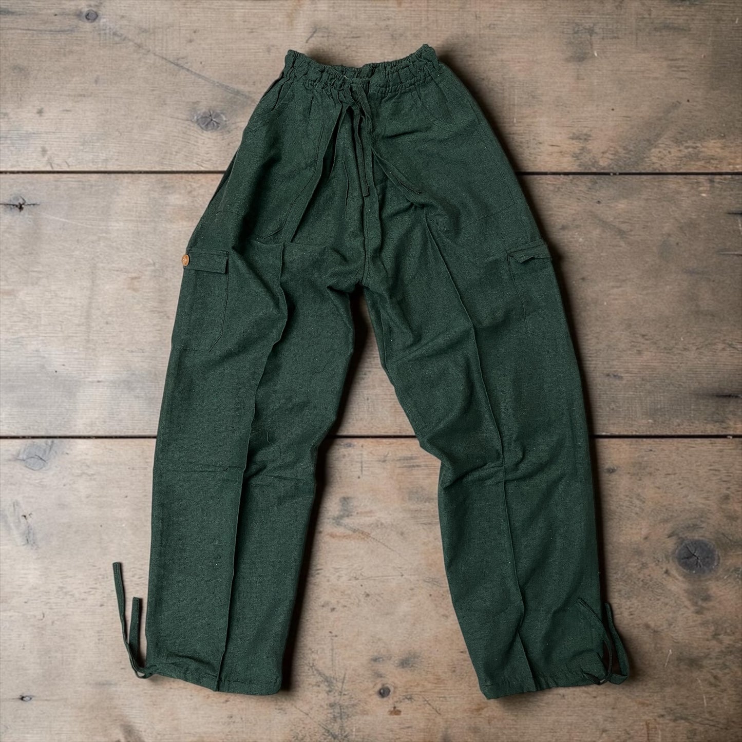 Luxury Solid Color Boho Harem Pants | Peruvian Pima Cotton Resort & Beach Pants for Women