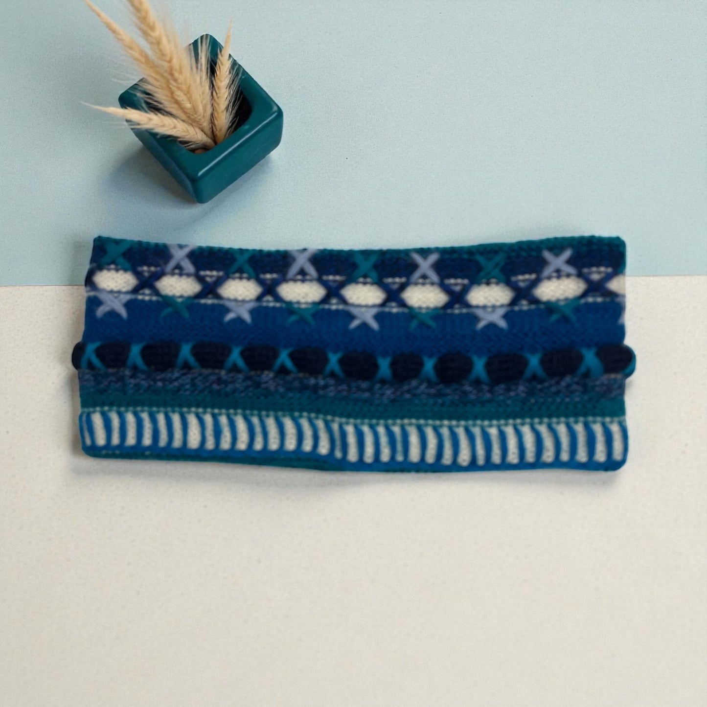 Peruvian Handmade reversible alpaca headbands