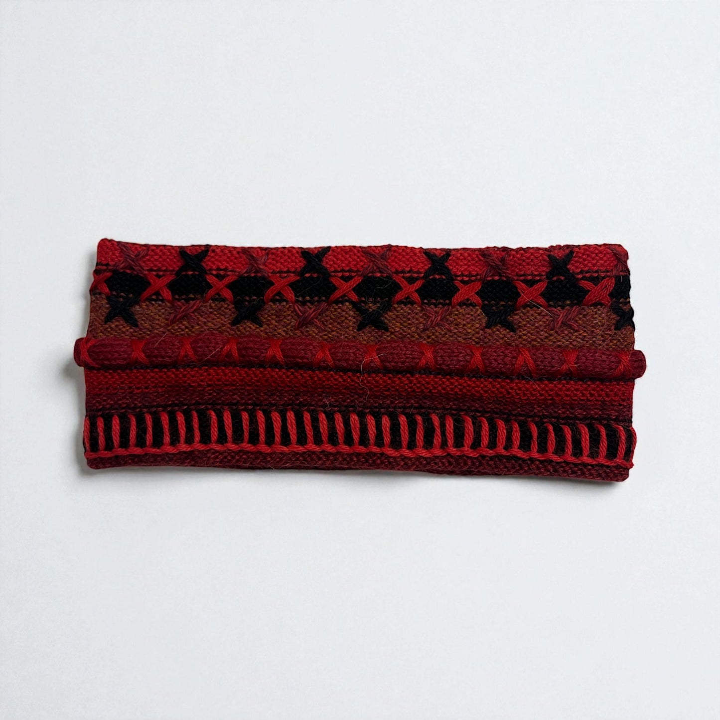 Peruvian Handmade reversible alpaca headbands