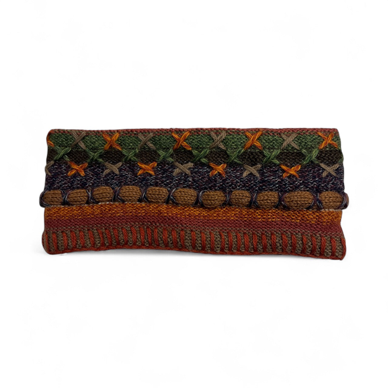 Peruvian Handmade reversible alpaca headbands