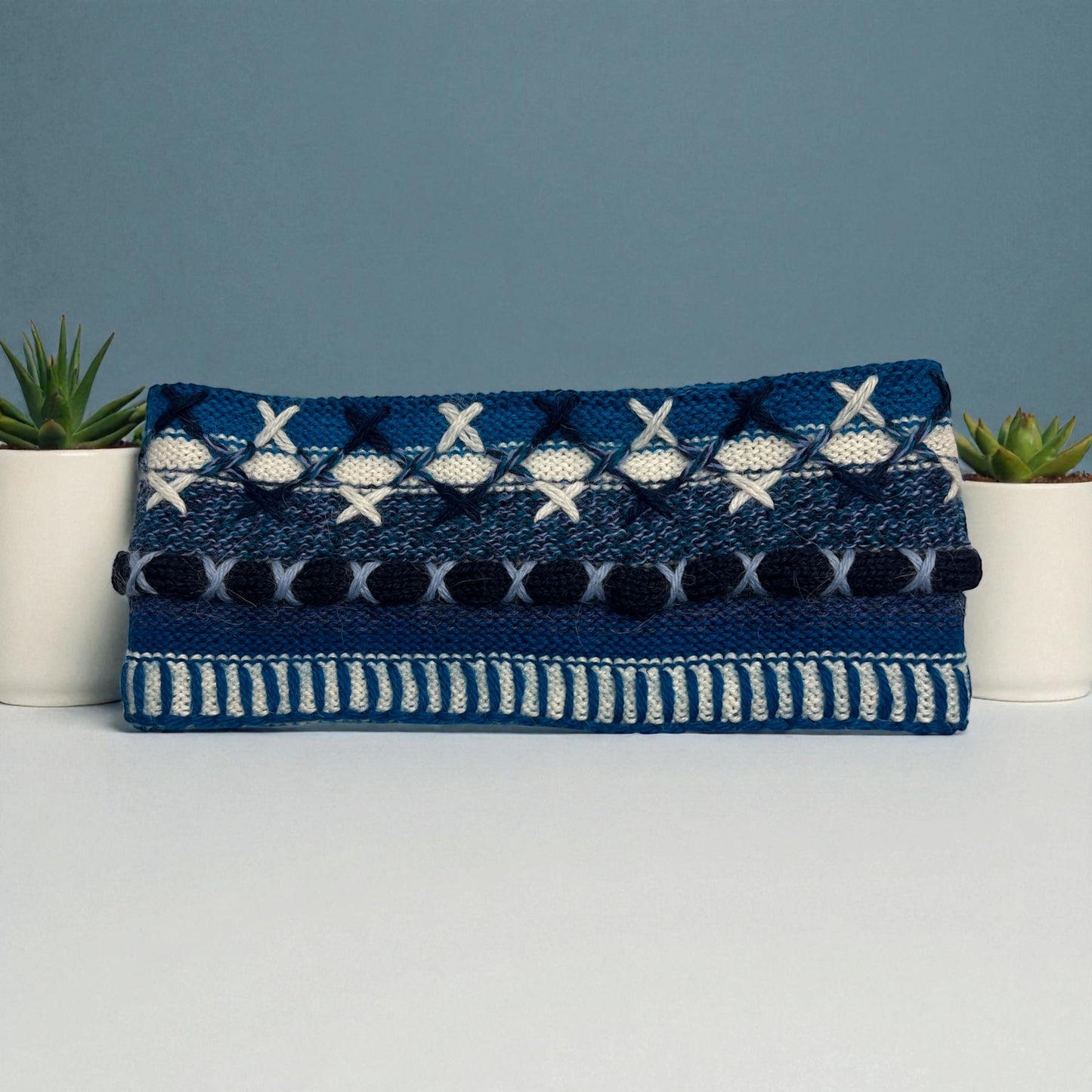 Peruvian Handmade reversible alpaca headbands