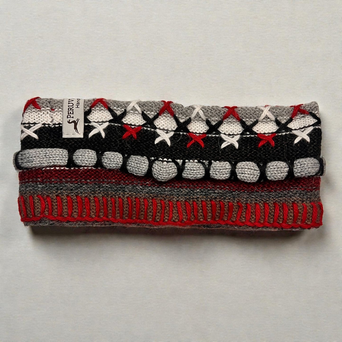 Peruvian Handmade reversible alpaca headbands