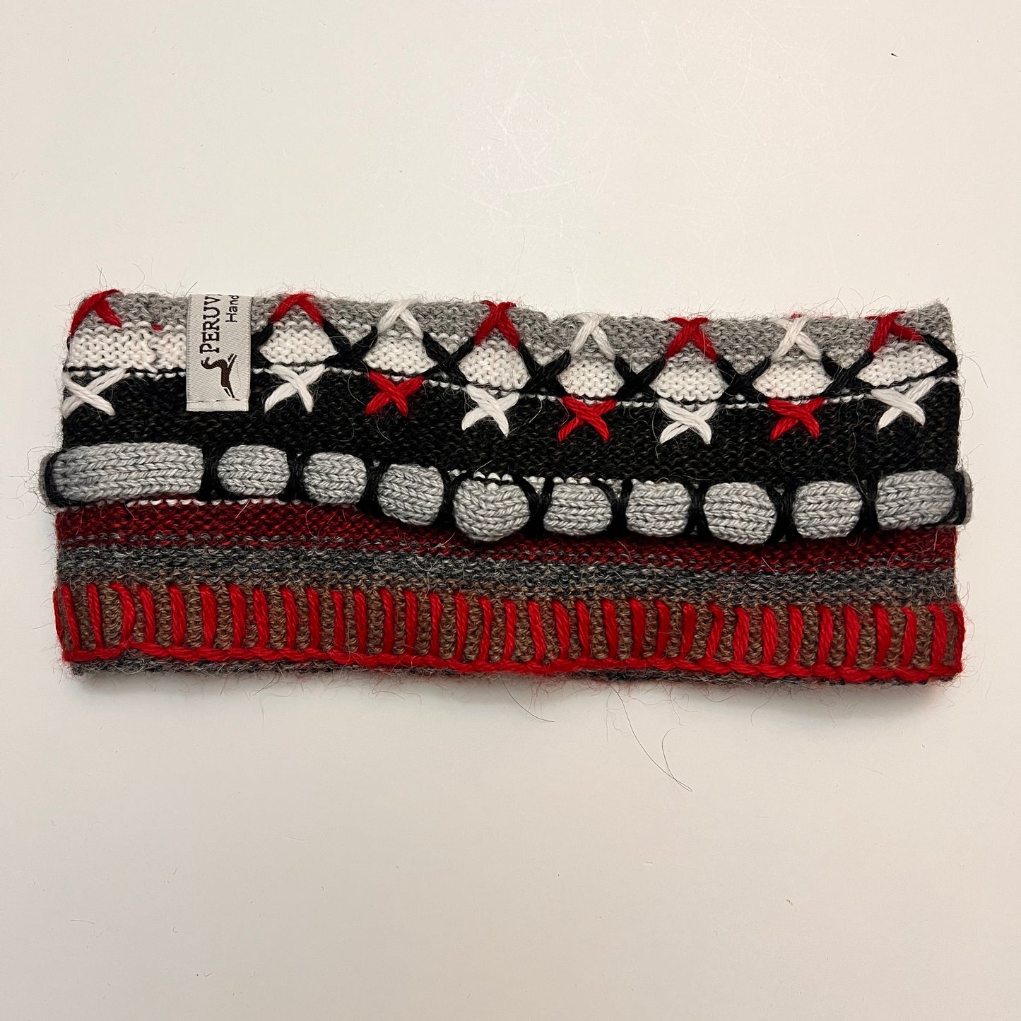 Peruvian Handmade reversible alpaca headbands