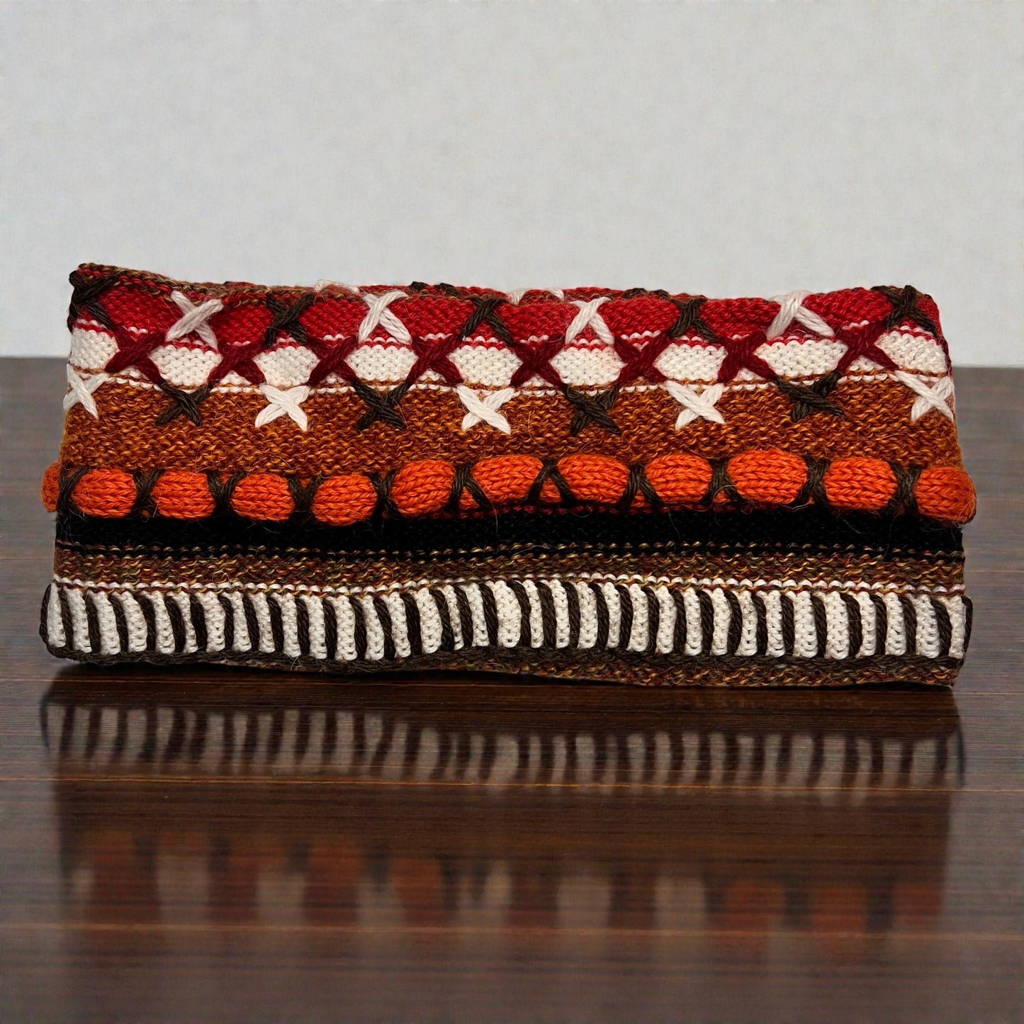 Peruvian Handmade reversible alpaca headbands