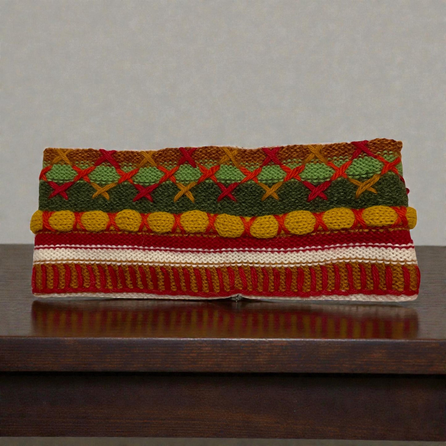 Peruvian Handmade reversible alpaca headbands