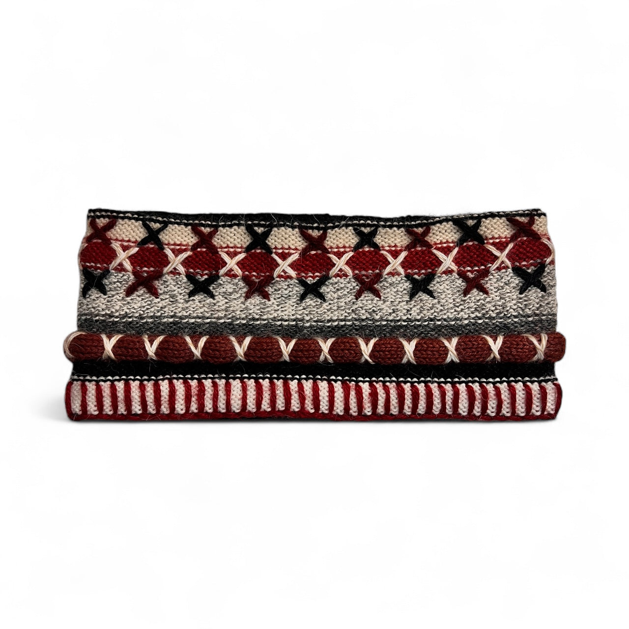 Peruvian Handmade reversible alpaca headbands