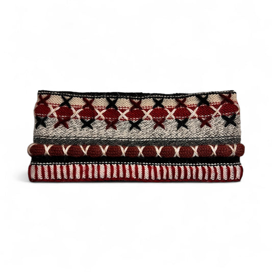 Peruvian Handmade reversible alpaca headbands