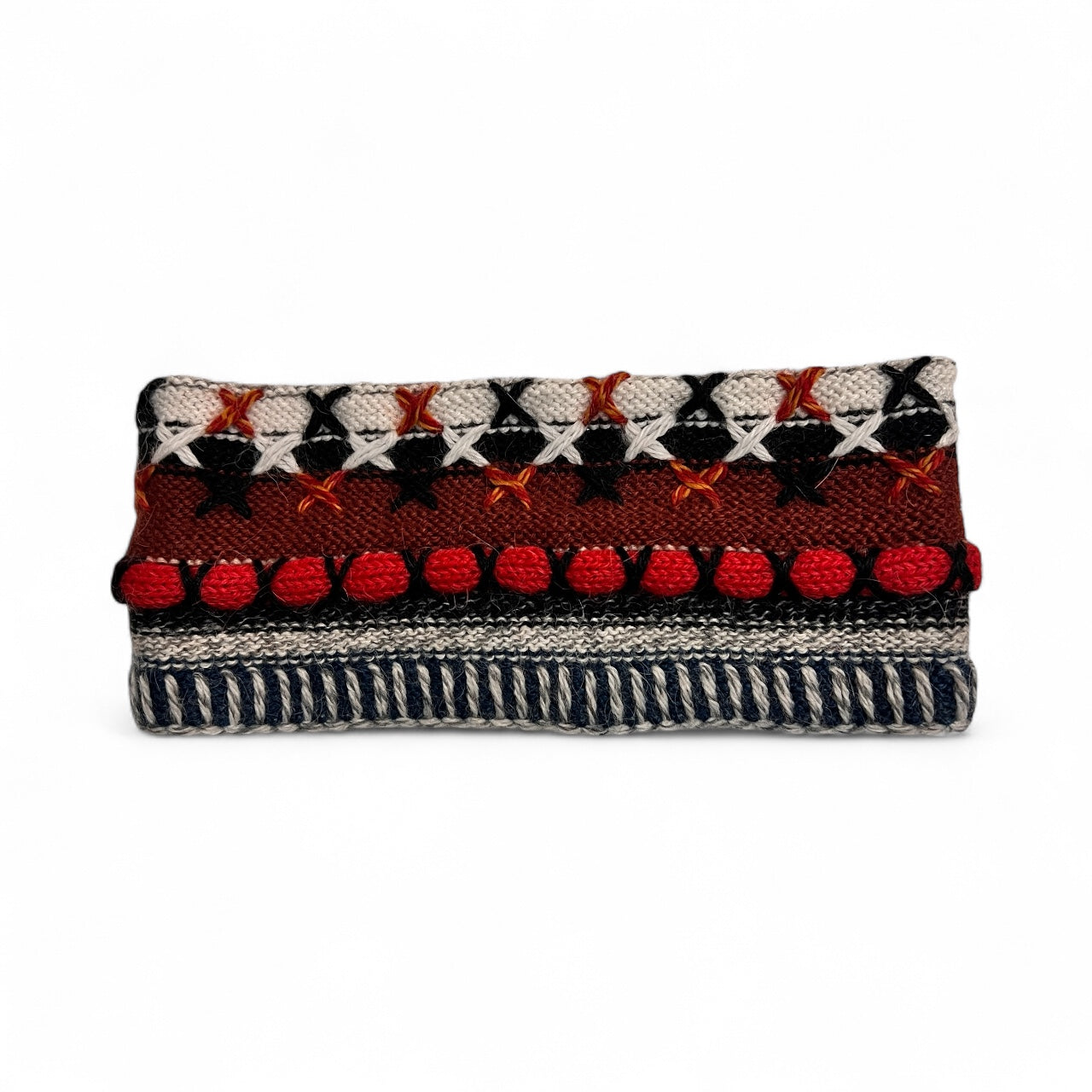 Peruvian Handmade reversible alpaca headbands
