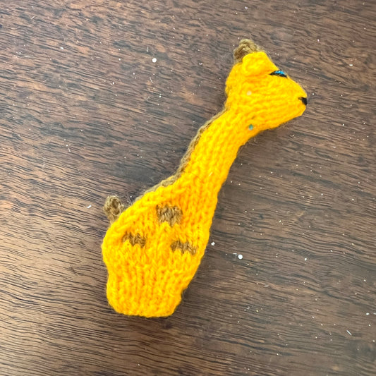 Hand Knit finger puppets