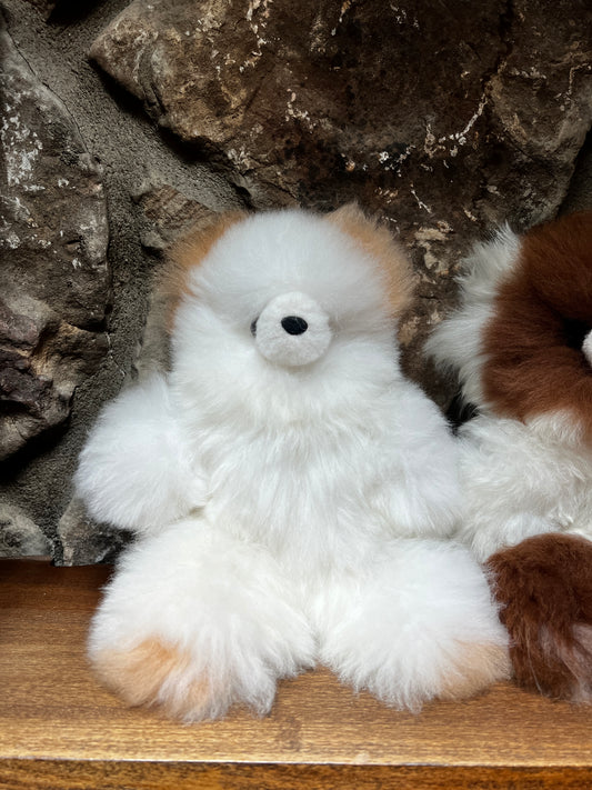 Handmade baby Alpaca fur bear