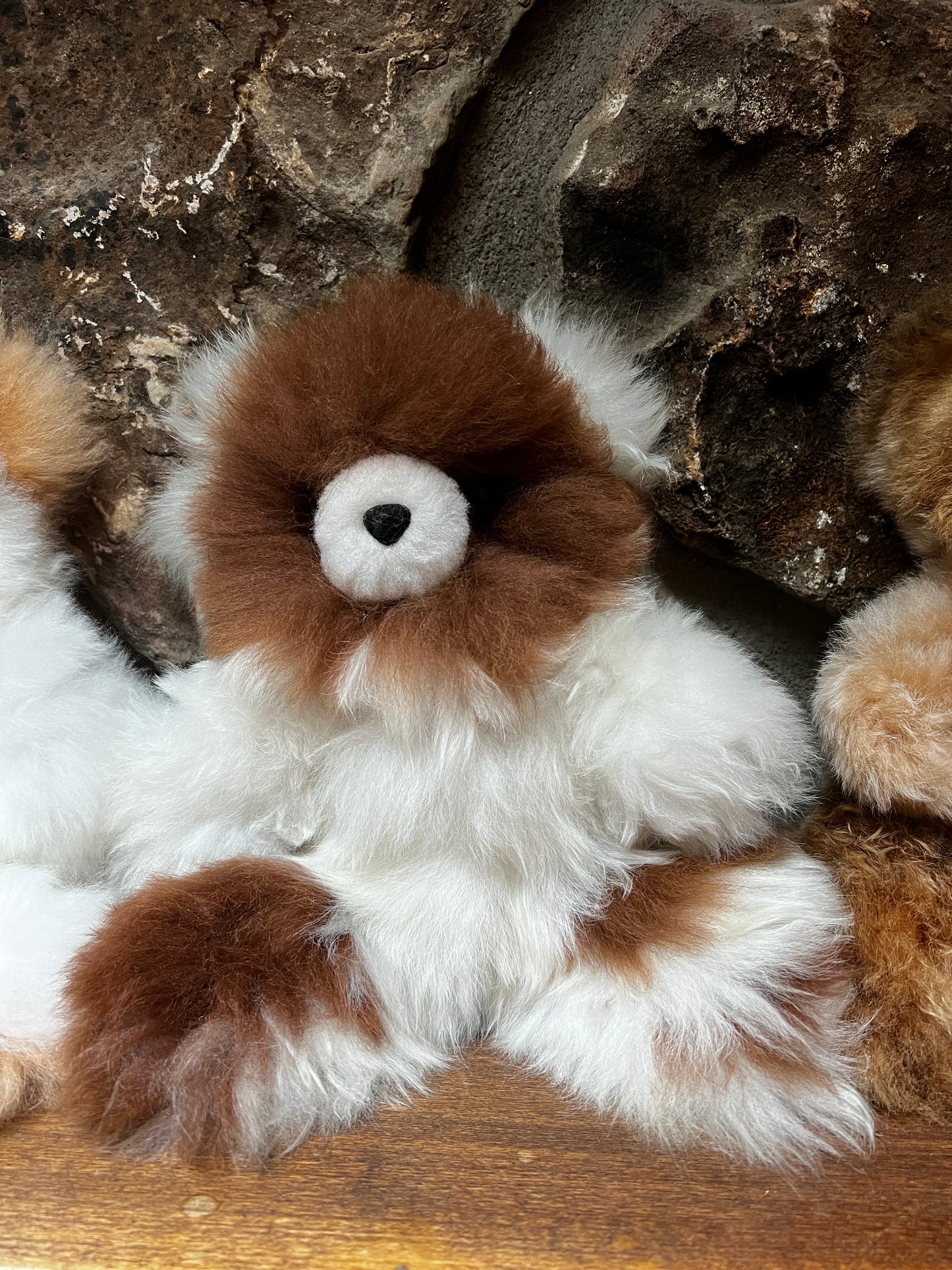 Handmade baby Alpaca fur bear