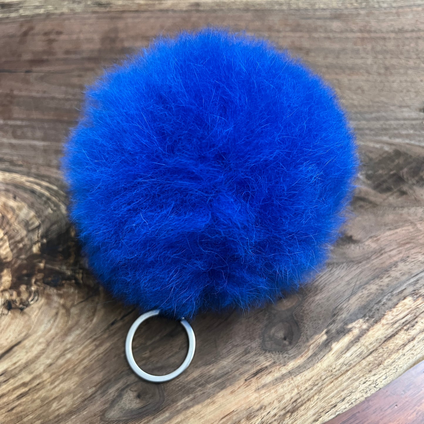 Luxury Baby Alpaca Fur Pom Pom Keychain – Handmade Purse Charm
