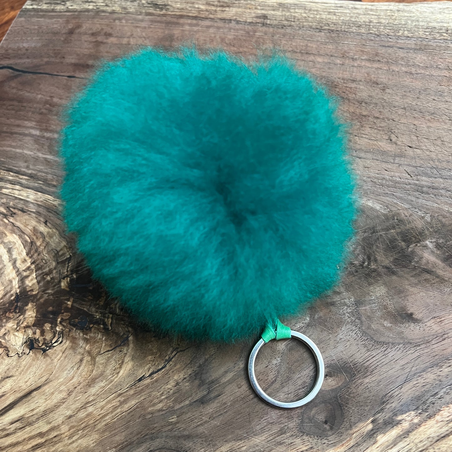Luxury Baby Alpaca Fur Pom Pom Keychain – Handmade Purse Charm