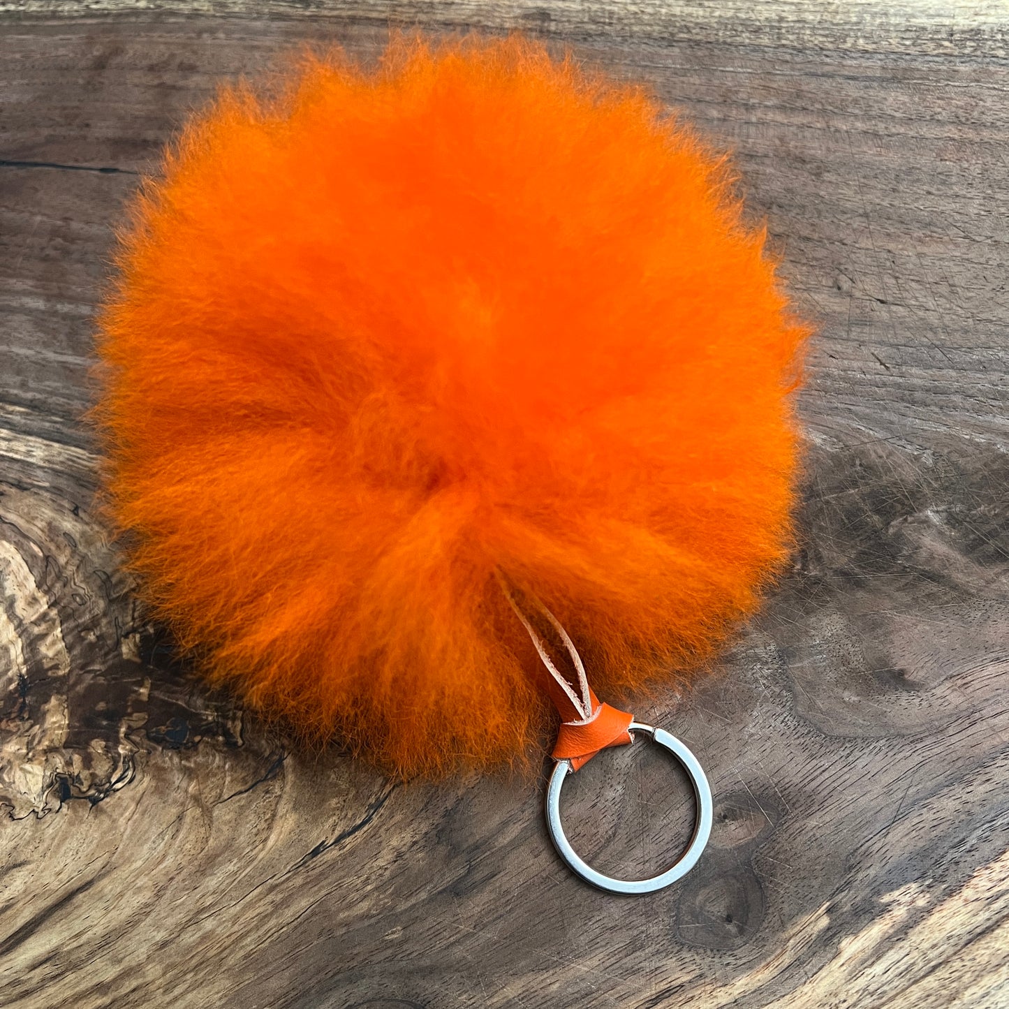 Luxury Baby Alpaca Fur Pom Pom Keychain – Handmade Purse Charm