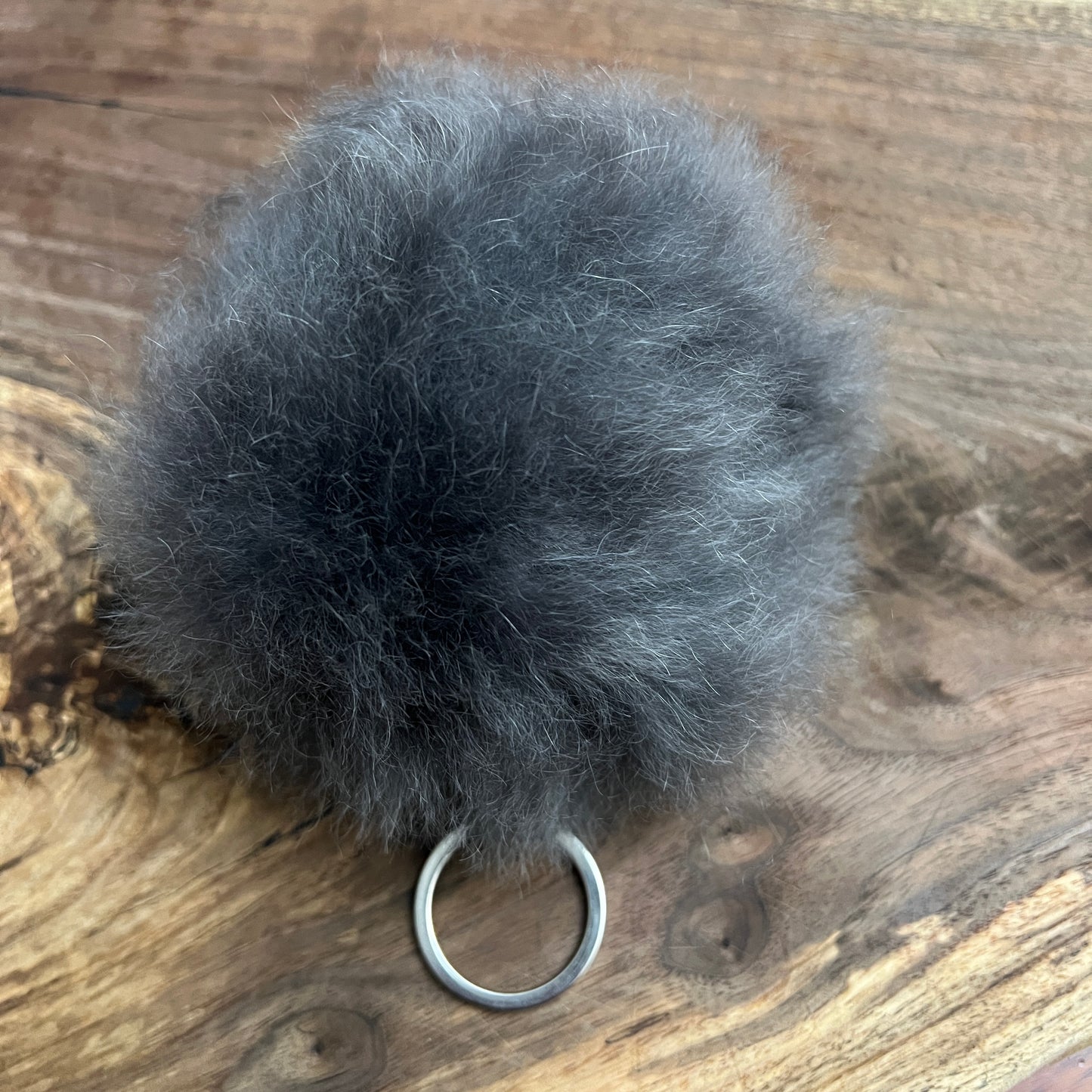 Luxury Baby Alpaca Fur Pom Pom Keychain – Handmade Purse Charm