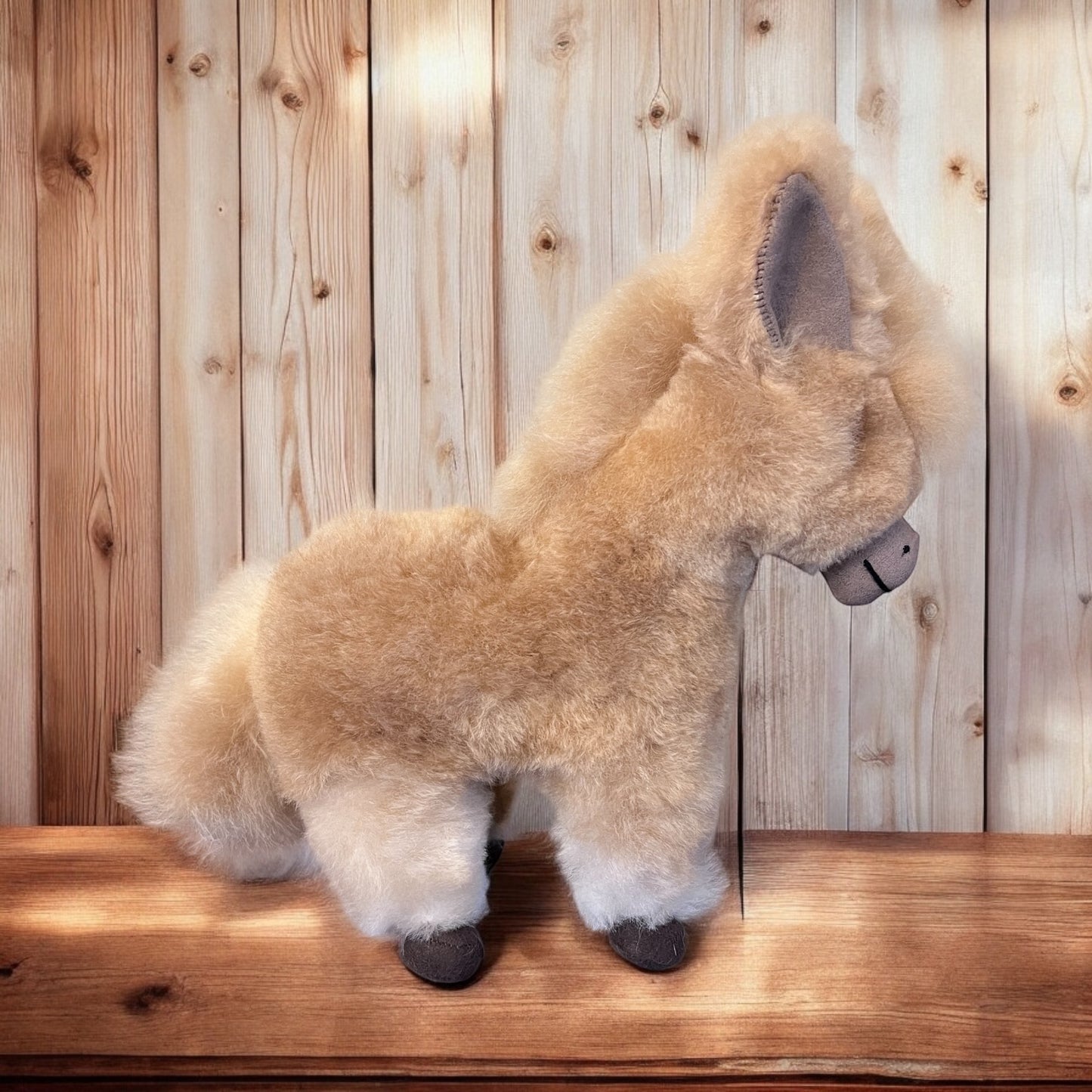 Medium Handmade Donkey Stuffed Animal – Limited Edition (Only 4 Available!)