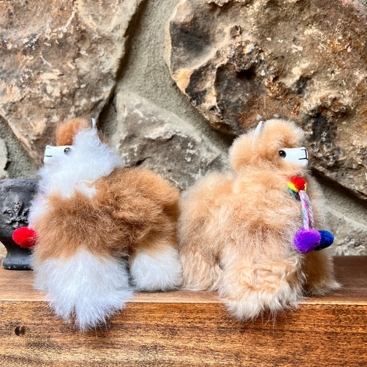 7 inch Handmade Alpaca with tassels