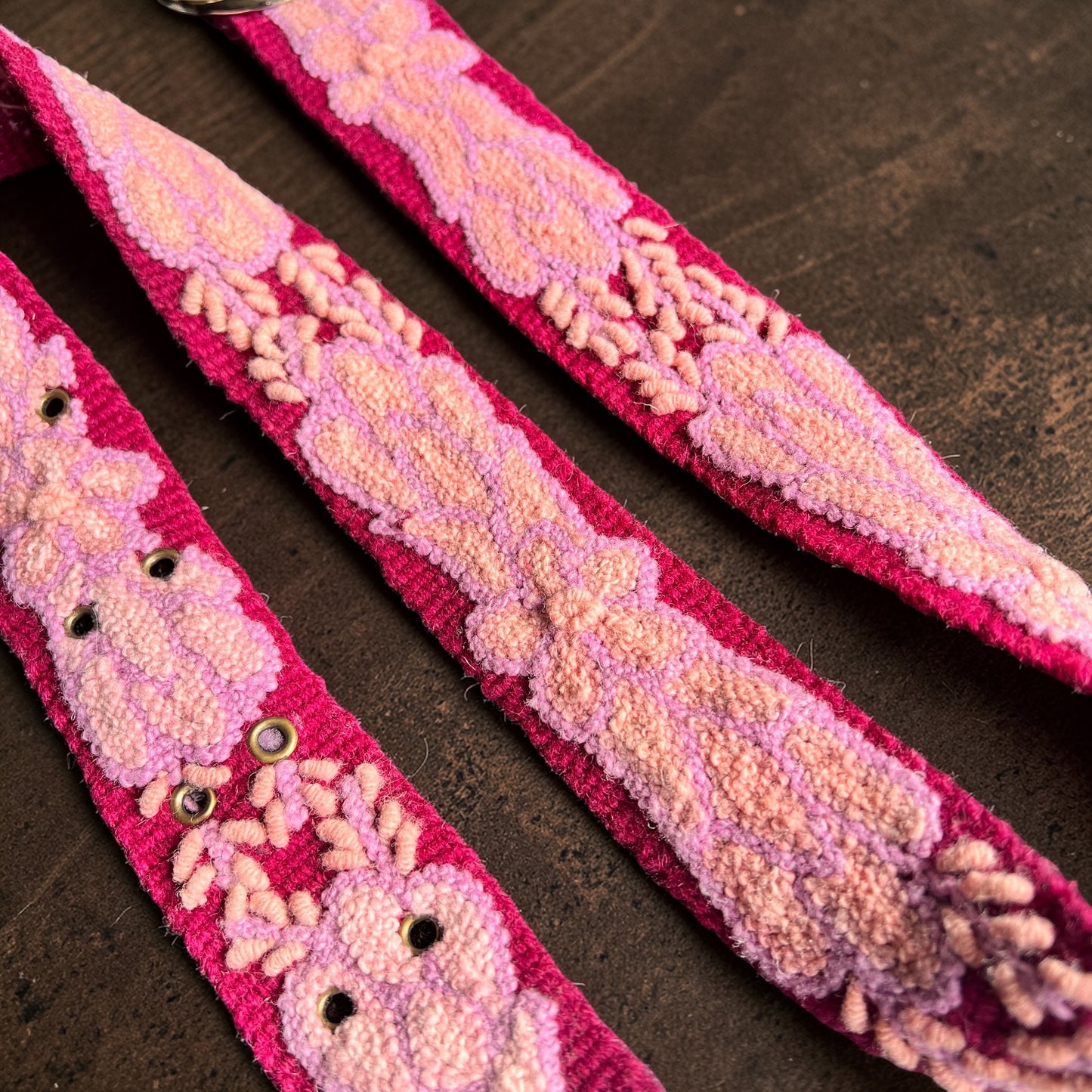 Hand-Embroidered Peruvian Belt – SIZE MEDIUM / LARGE