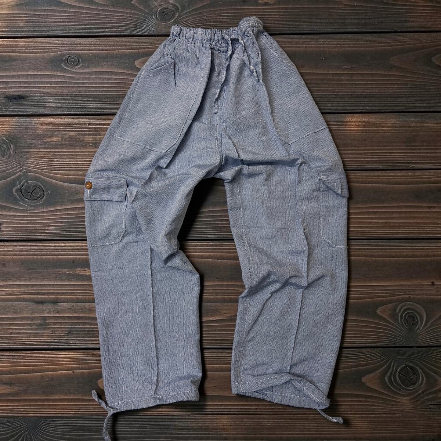 Luxury Solid Color Boho Harem Pants | Peruvian Pima Cotton Resort & Beach Pants for Women