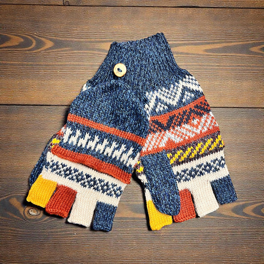 Alpaca mitten gloves. Unisex. (multiple colors)