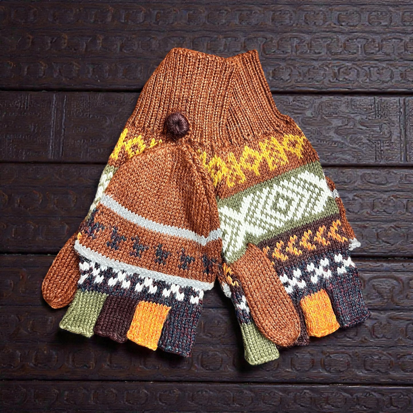 Alpaca mitten gloves. Unisex. (multiple colors)