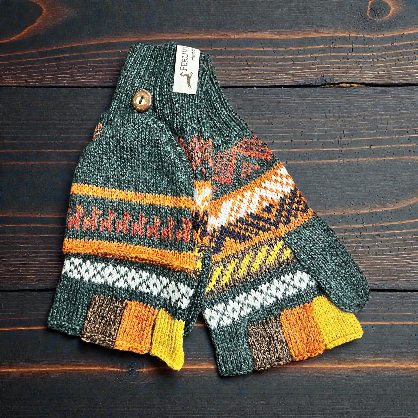 Alpaca mitten gloves. Unisex. (multiple colors)