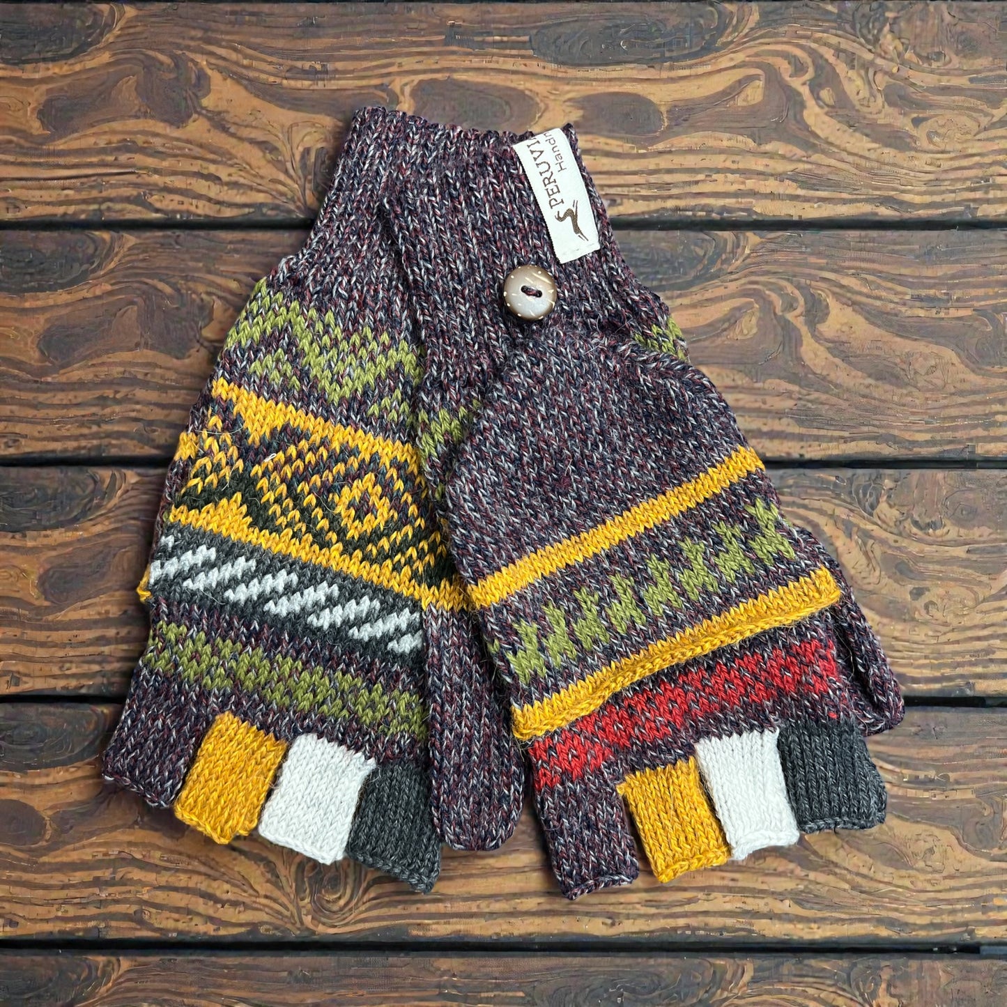 Alpaca mitten gloves. Unisex. (multiple colors)