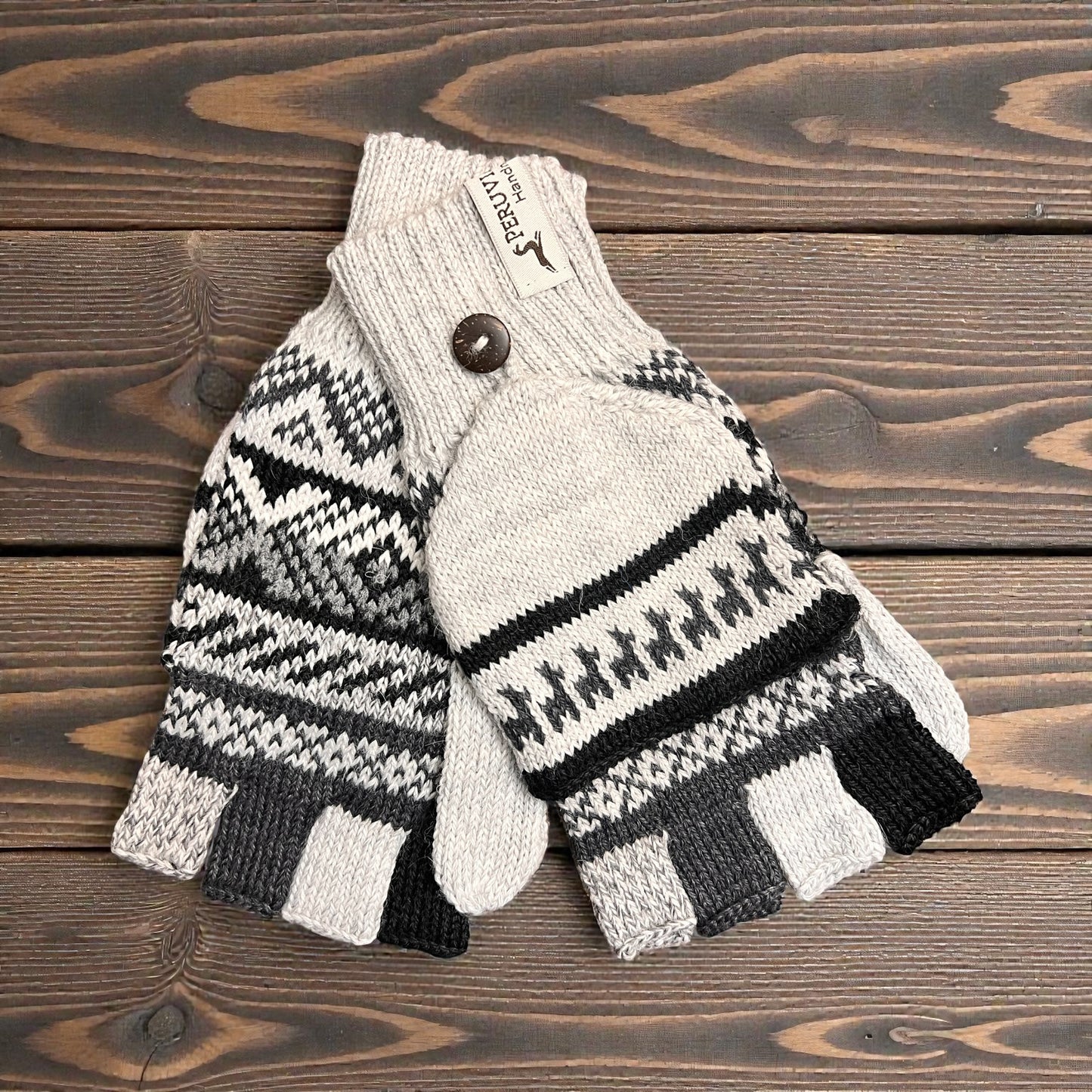 Alpaca mitten gloves. Unisex. (multiple colors)