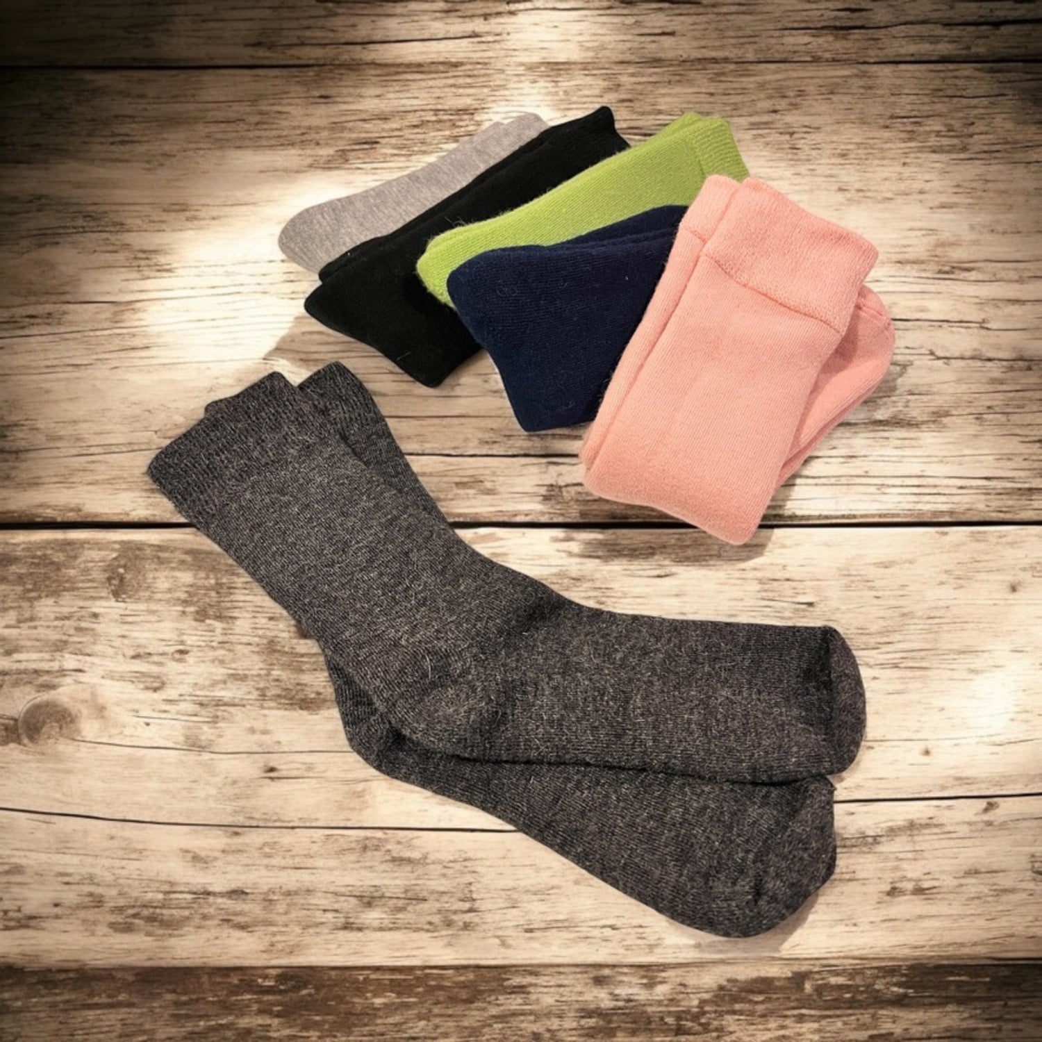 Therapeutic Alpaca socks. Made with 60% baby Alpaca. all colors.