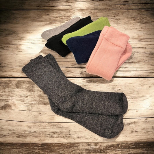 Therapeutic Alpaca socks. Made with 60% baby Alpaca. all colors.