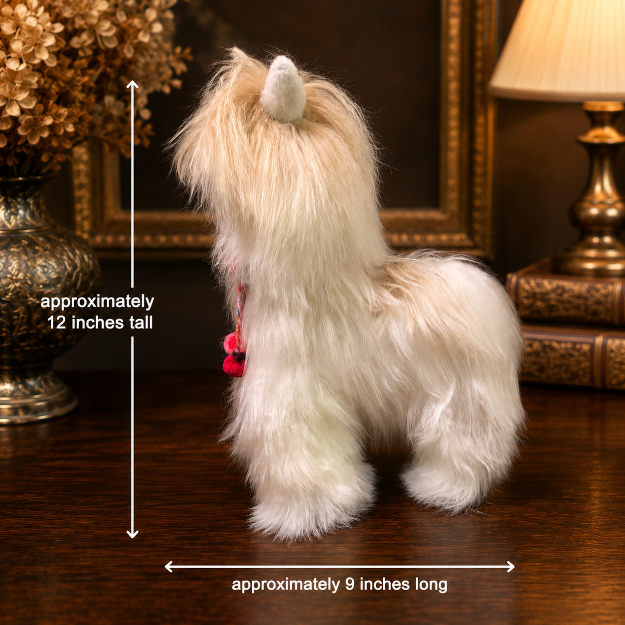 Private Selection Baby Suri Alpaca Fur Llama – Large Handmade in Peru
