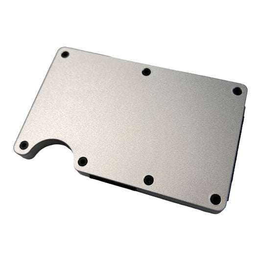 SILVER RFID blocking Slim wallet