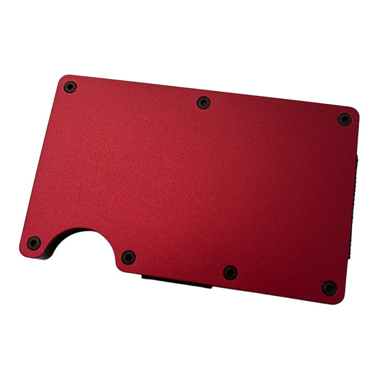 Red Wine RFID blocking Slim wallet