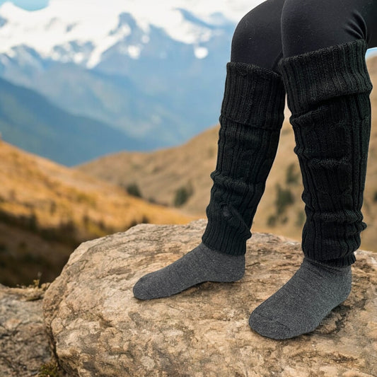 Alpaca  Leg Warmers.