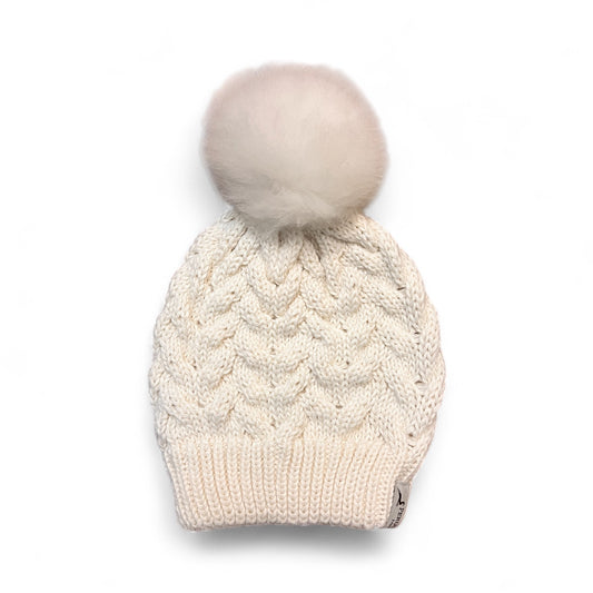 Luxury Real Fur Pom Pom Beanie