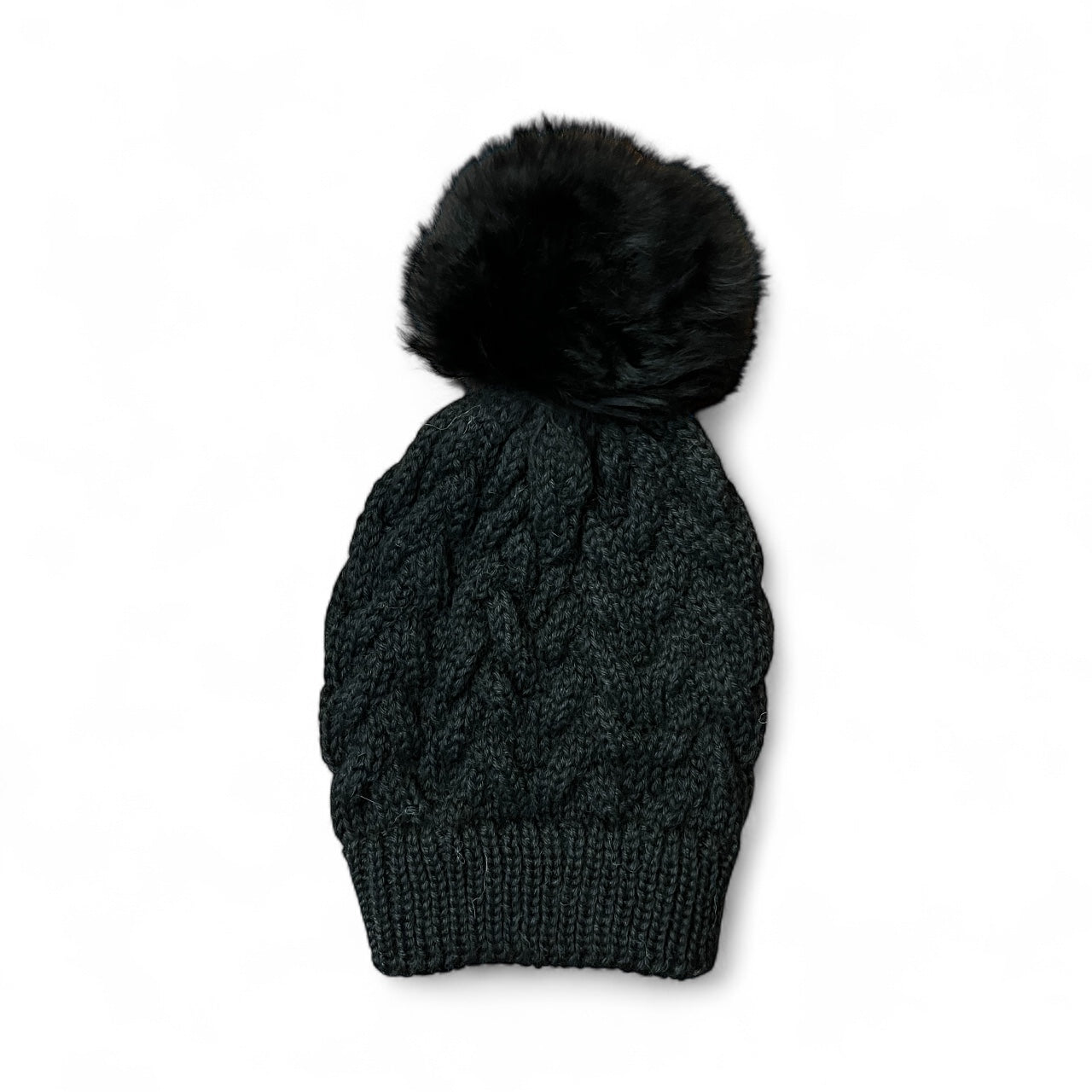 Luxury Real Fur Pom Pom Beanie