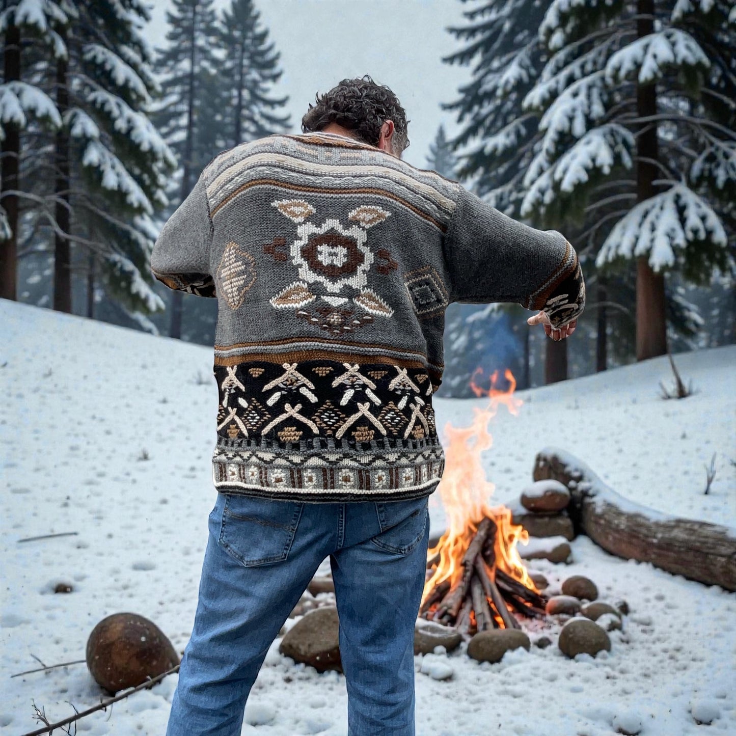 RUMI Alpaca Sweater.  UNISEX