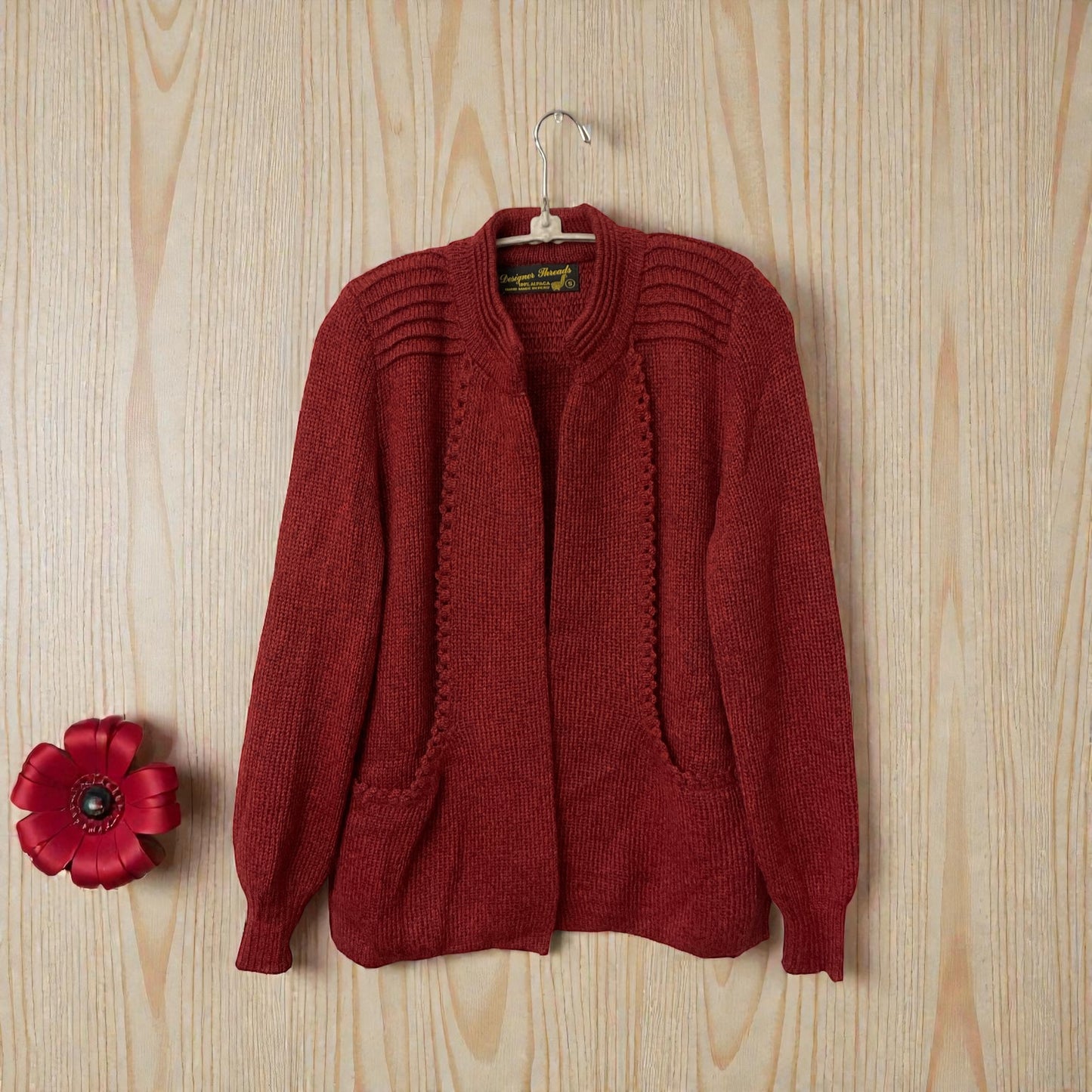 J-Pocket Alpaca Sweater