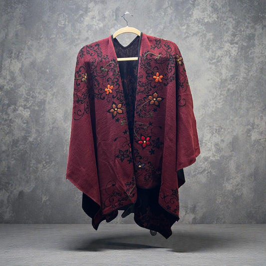 Royal Alpaca Reversible Shawl