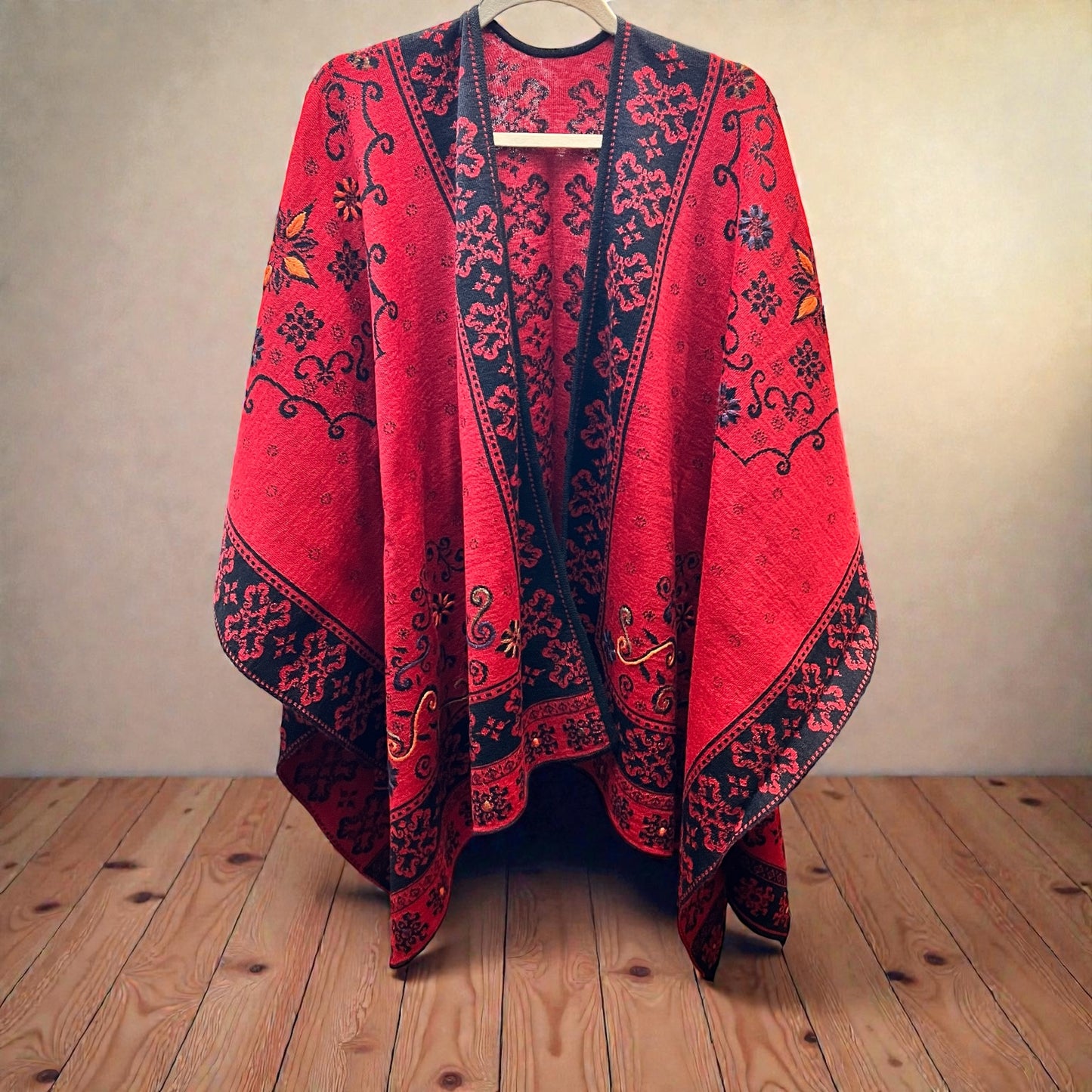 Royal Alpaca Reversible Shawl