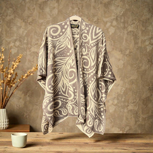 Alpaca Reversible Shawl.