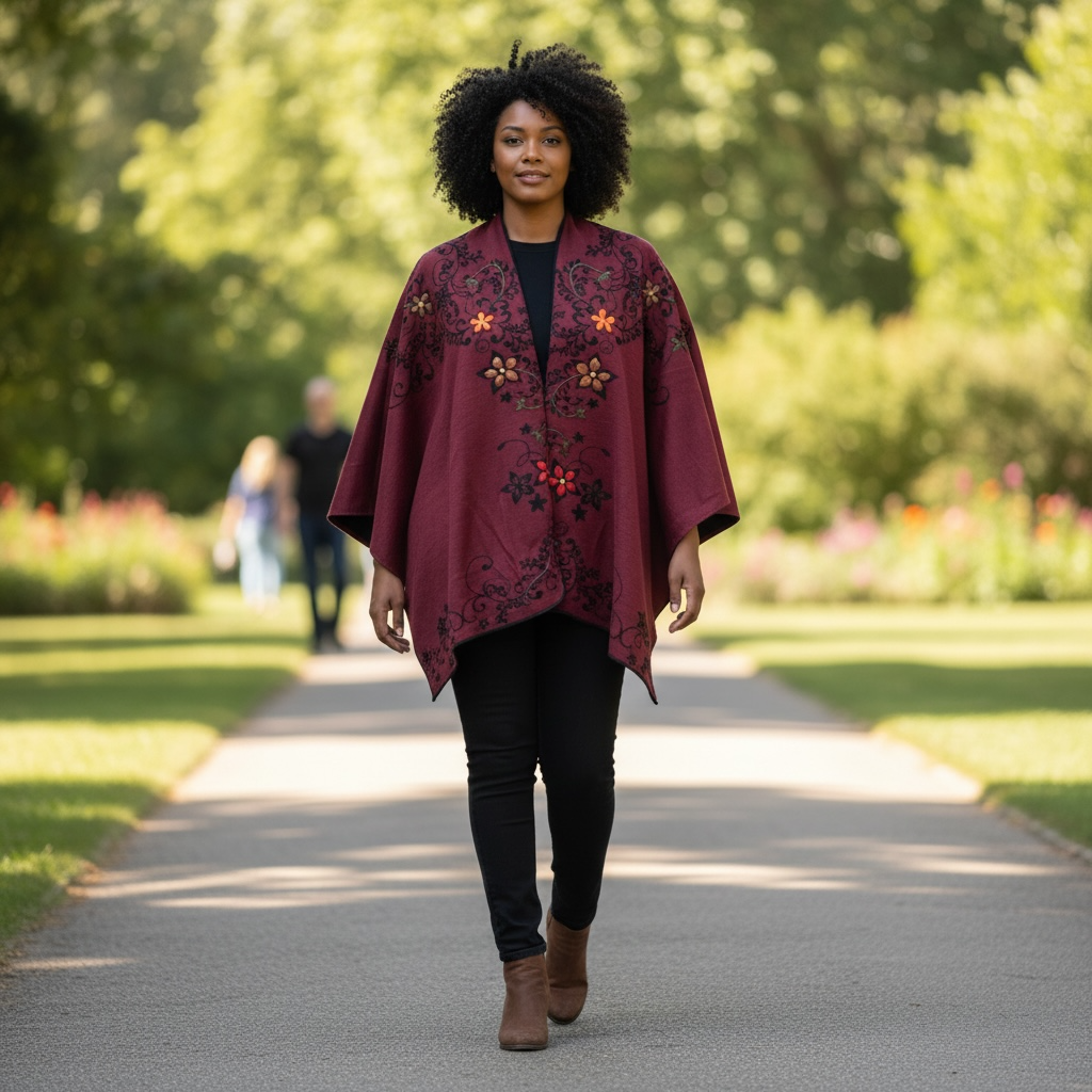 Royal Alpaca Reversible Shawl