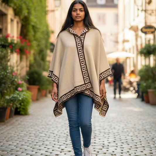 Alpaca Reversible Shawl.