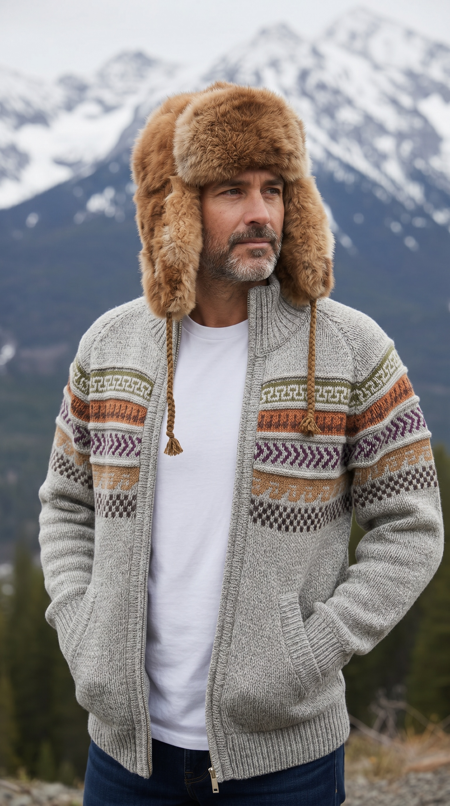 Baby Alpaca Fur Trapper Hat – Ultra Warm Outdoor Winter Hat