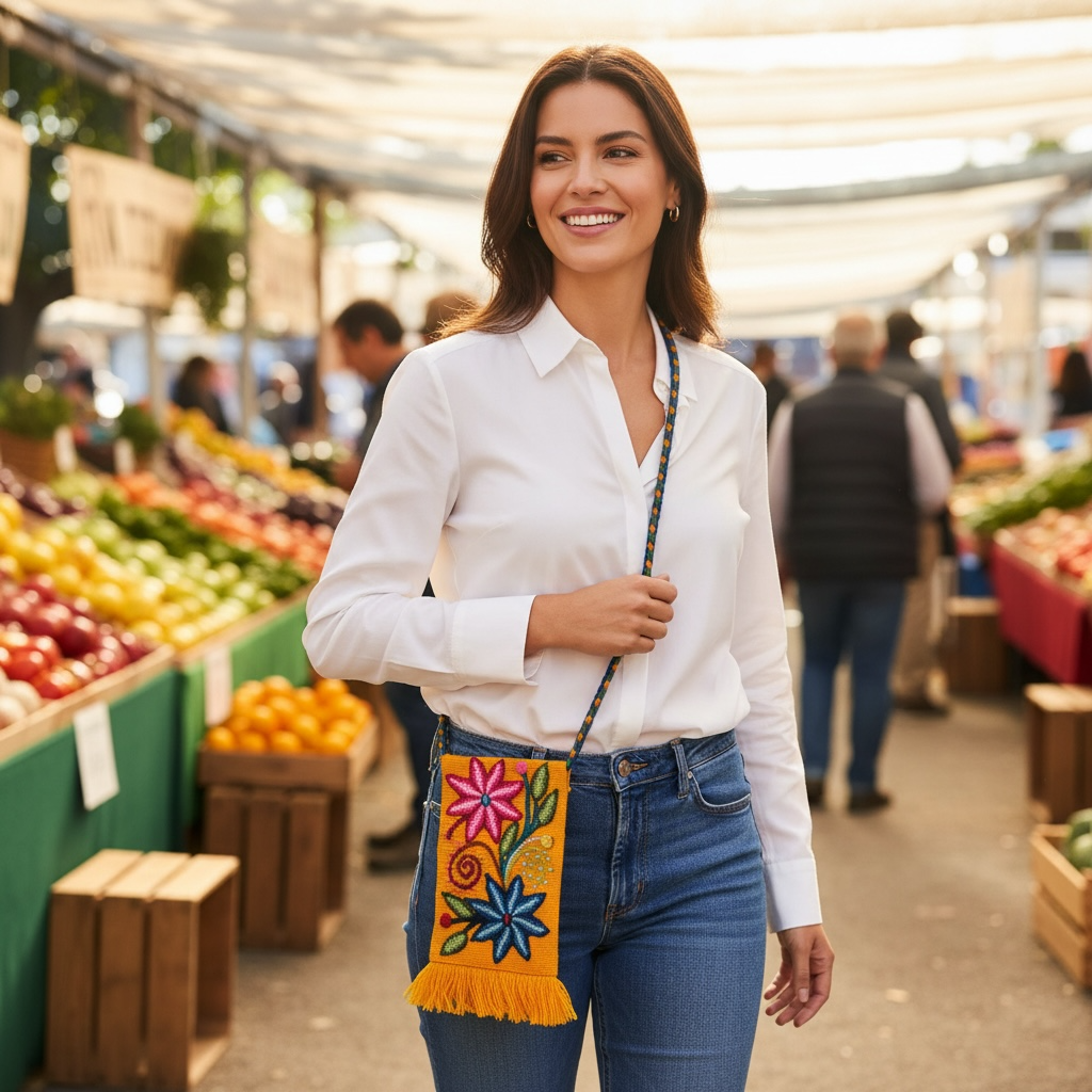 Boho Andes Phone Sling