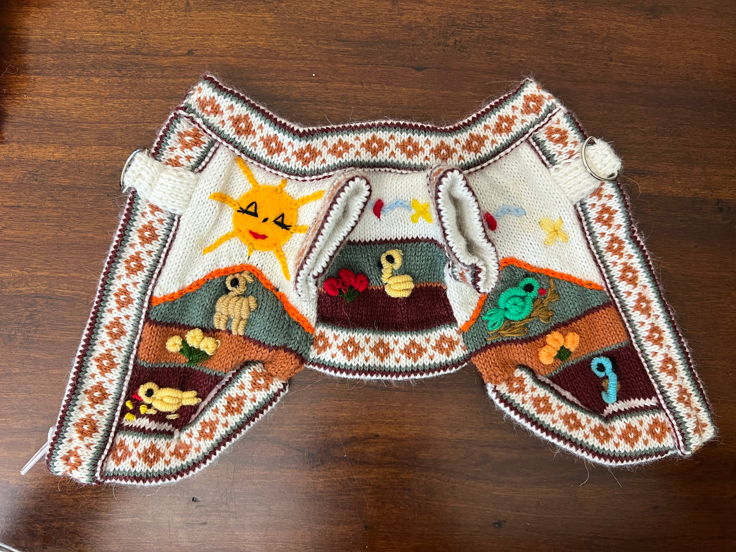 Luxury Teacup Dog Sweater | Handmade Peruvian Puppy Sweater